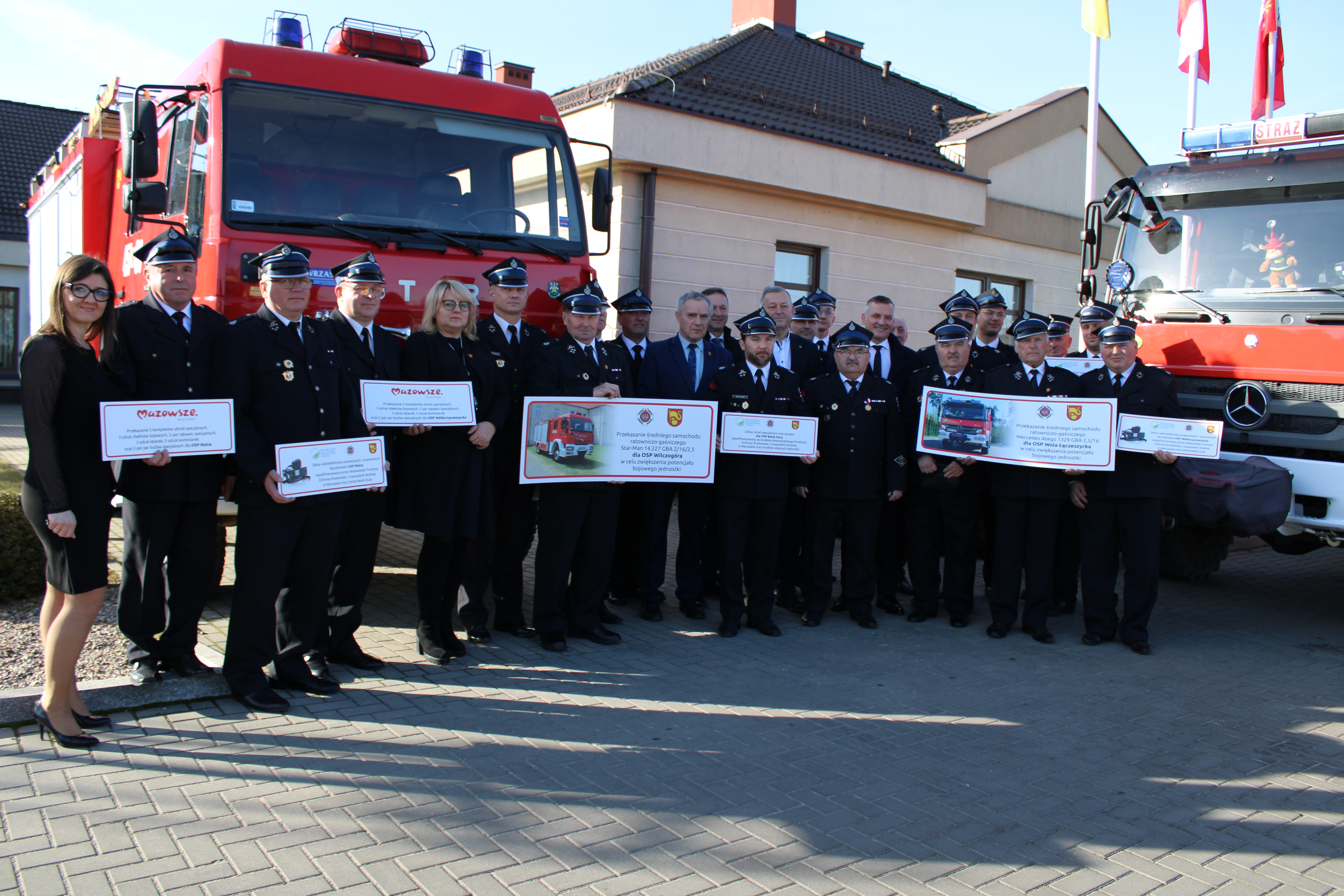 Strażacy z gminy Belsk Duży otrzymali nowy sprzęt dzięki naszemu wsparciu