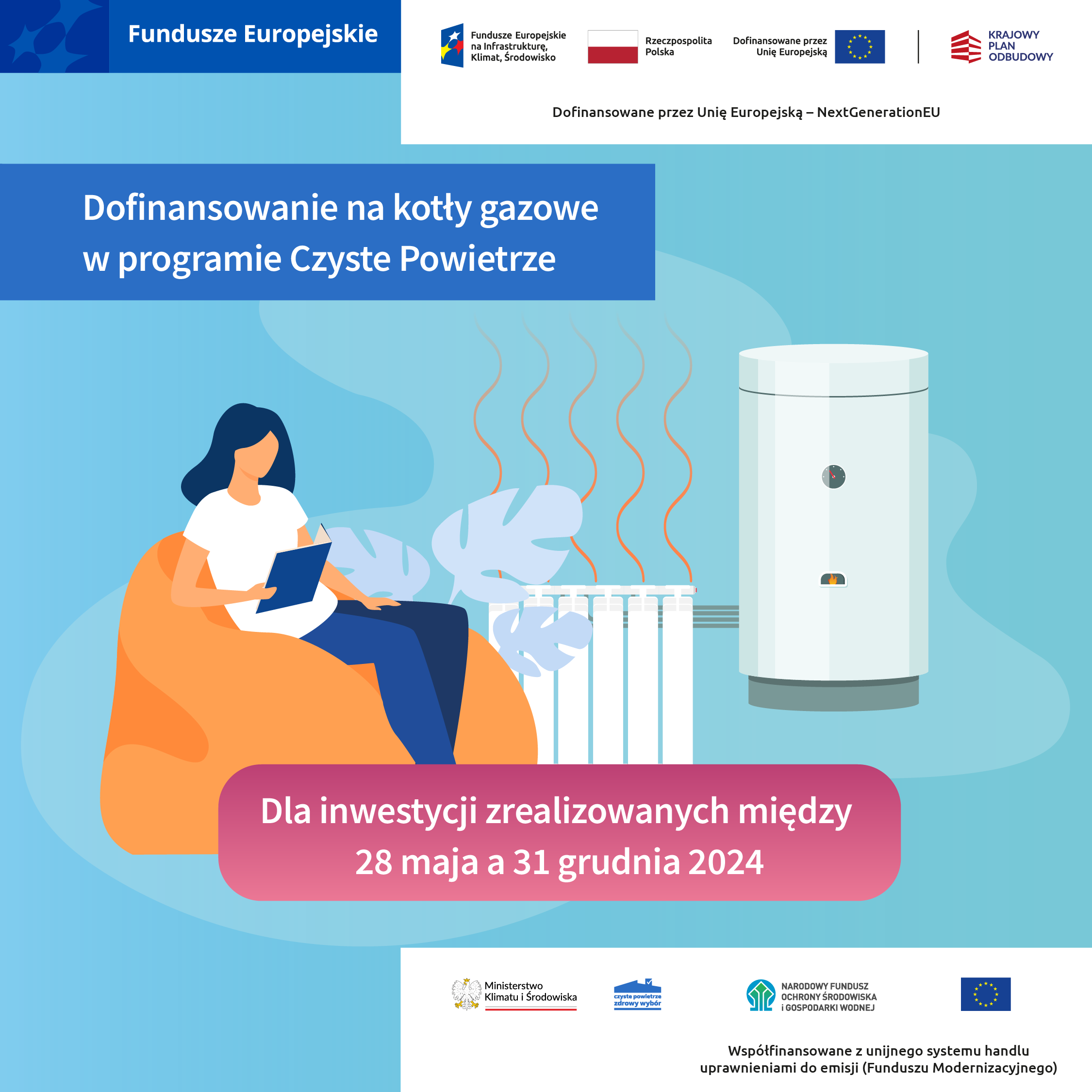 Wznawiamy nabór na dotacje do kotłów gazowych