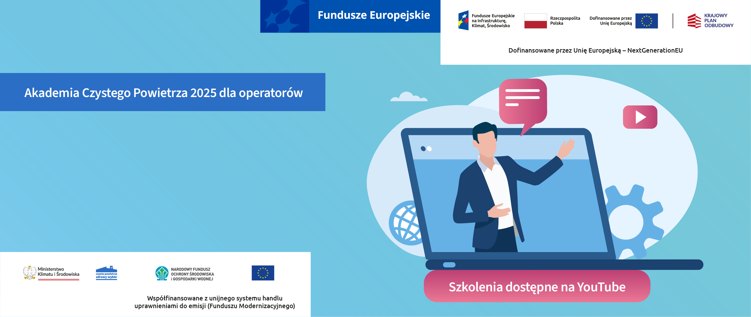 Zachęcamy Operatorów do skorzystania ze szkoleń Akademii Czystego Powietrza
